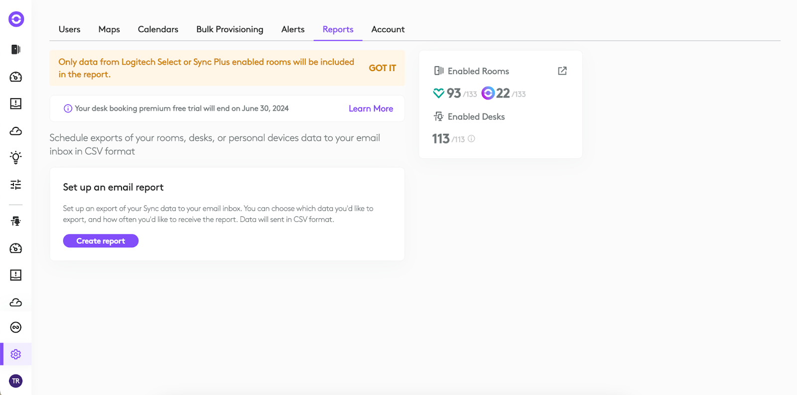 Sync Reports – Logitech B2B Support